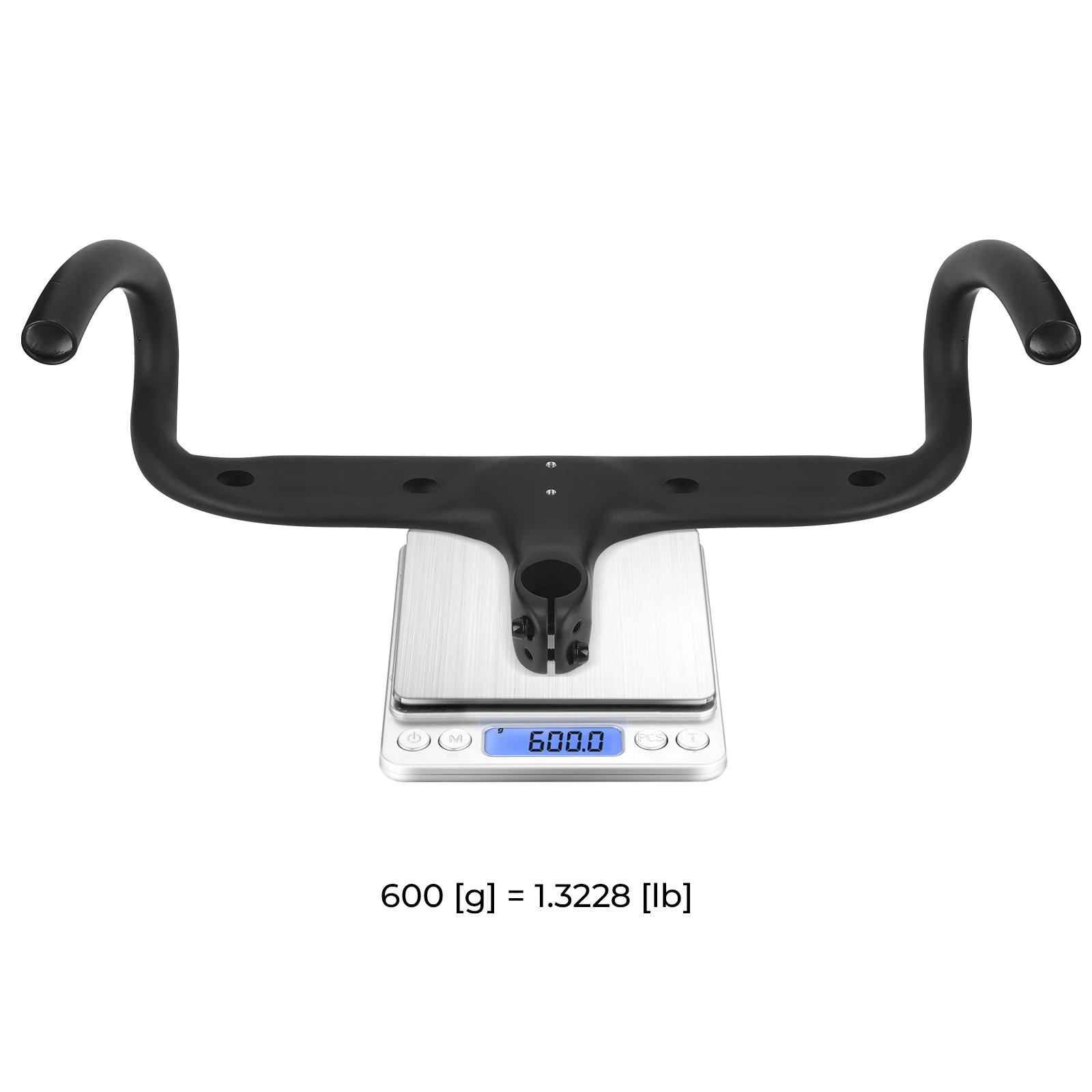 BOLANY-Guidon intégré en alliage d'aluminium pour vélo de route, pièces de bicyclette, 420mm, SAP 02