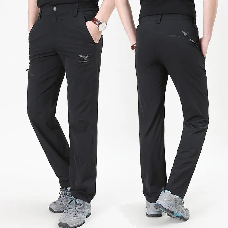 NUONEKO-Pantalon de randonnée respirant pour homme, fin, séchage rapide, extérieur, pêche, escalade,