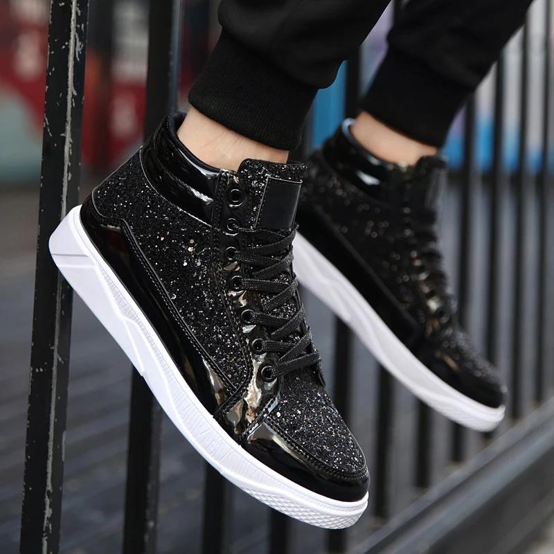 Chaussures en cuir décontractées pour hommes, version coréenne, petites chaussures plates blanches,