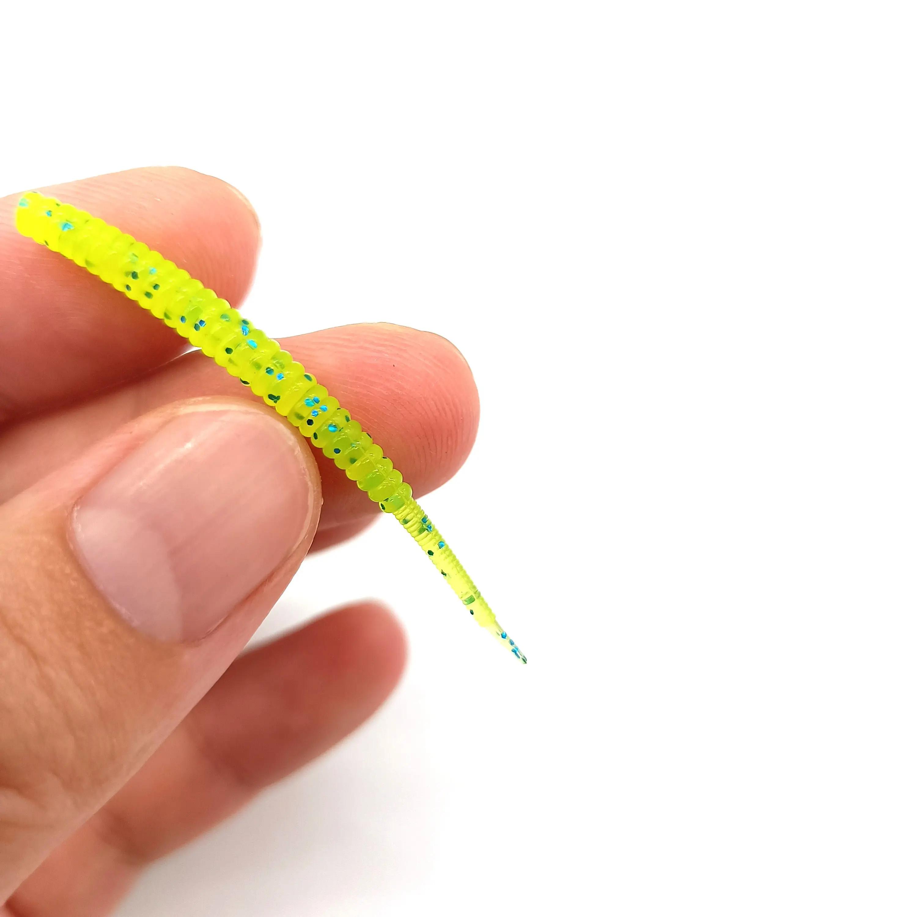 DUODUOYU 10 pièces/lot petit leurre de pêche souple 0.4g/40mm Wobbler aiguille artificielle queue Si