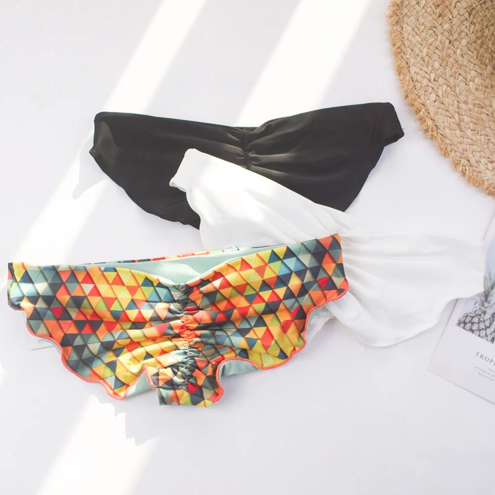 Maillot de bain une pièce femme style brésilien - Tanga, bas de bikini, collection 2026, tailles S-XL
