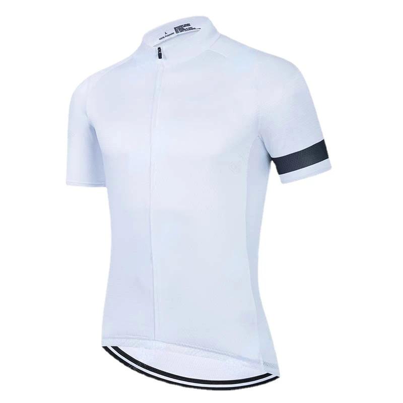 Vêtements de cyclisme blancs, vêtements de vélo de montagne, séchage rapide, manches courtes, vêteme