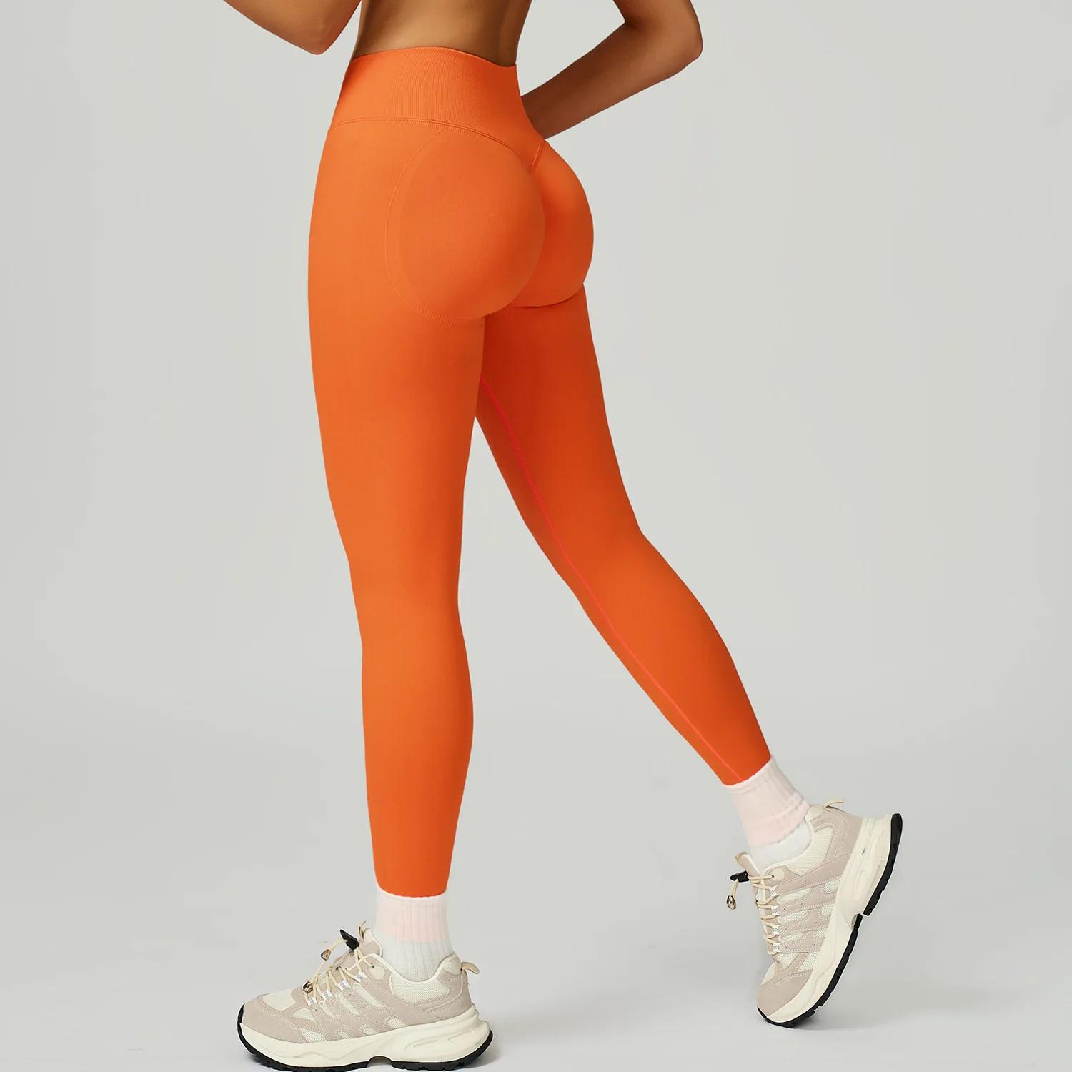 Pantalons de Yoga taille haute sans couture pour femmes, Leggings de Fitness, collants d'entraînemen
