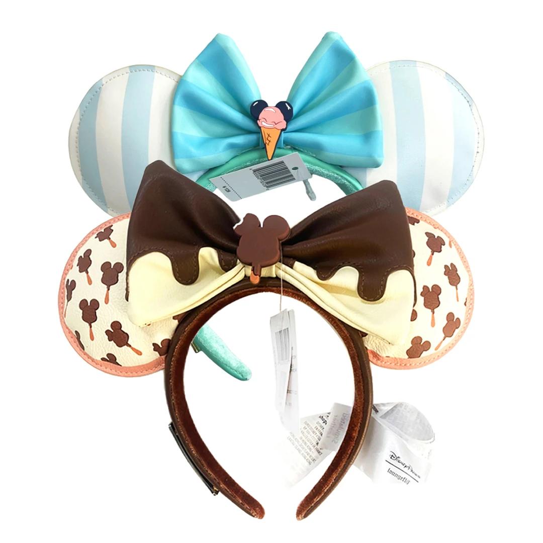Bandeau d'oreille Disney Minnie Mouse, 2 pièces, nouvelle coiffure de princesse Disney pour vacances
