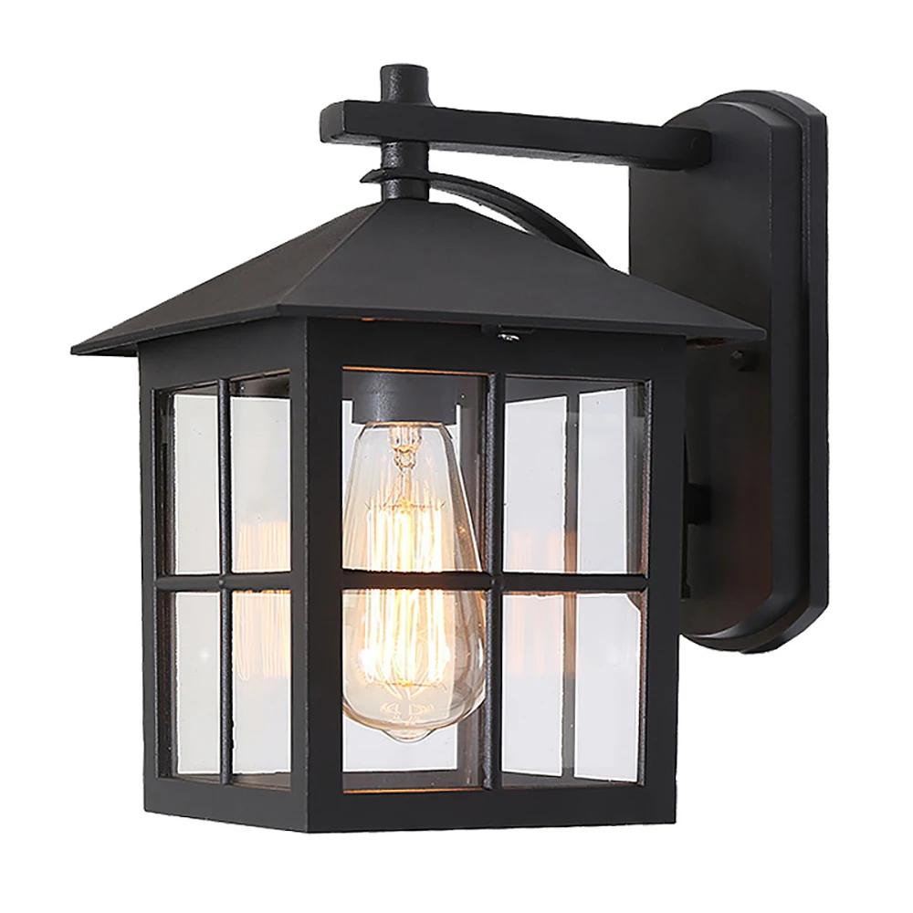 Applique murale extérieure Vintage E27 ampoule applique luminaires rétro mur LED lampe porche maison