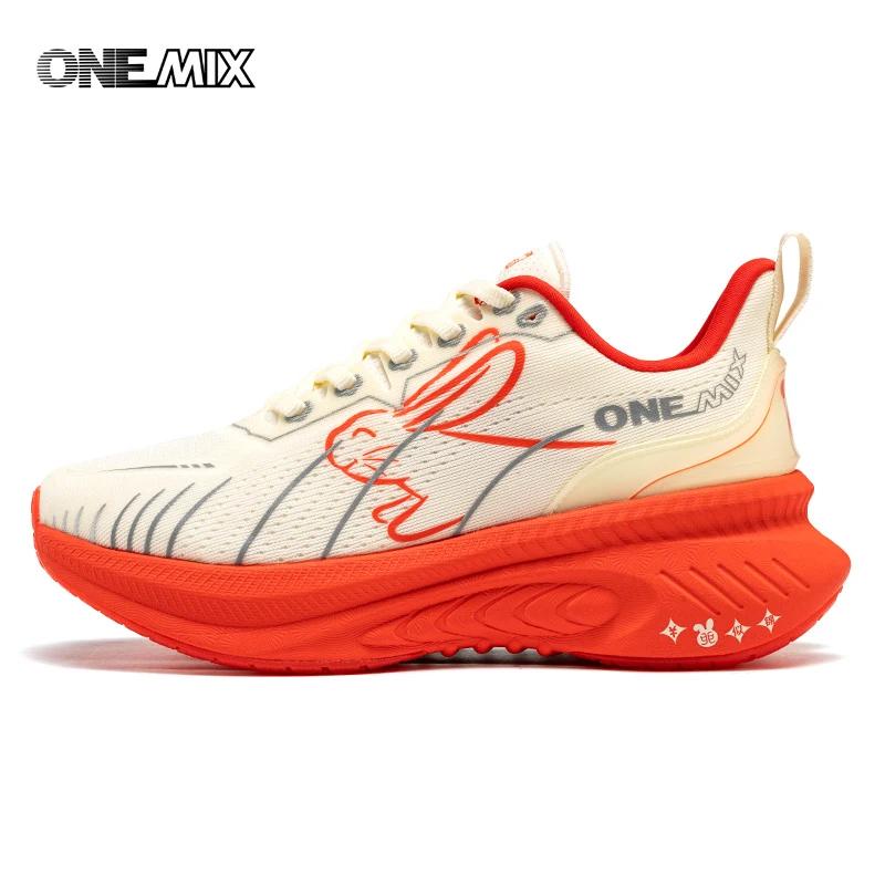 Chaussures de course ONEMIX 2025 hommes antidérapantes légères respirantes pour coureurs lourds
