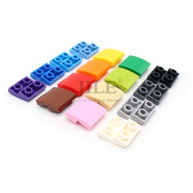 Blocs de construction 20 pièces, pente incurvée 2x2x2/3 inversée 32803, compatibles avec l'assemblag