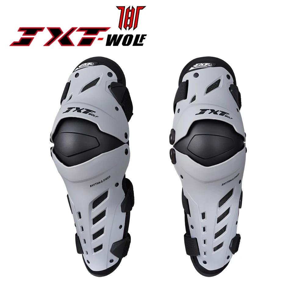JXT WOLF moto genouillère activité anti-chute protection vélo quatre saisons jambe protection route