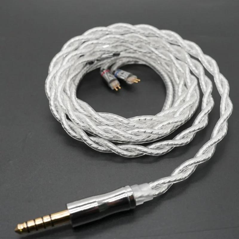 XINHS-Câble de mise à niveau pour casque K12, plaqué argent palladium, haute pureté, 2 brins