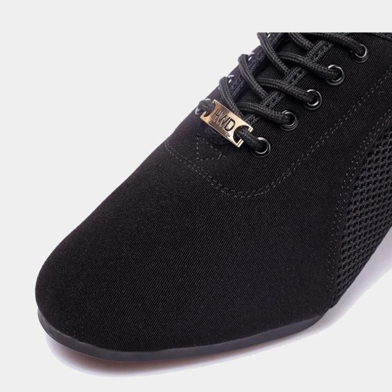 Chaussures de danse noires modernes pour femmes, chaussures de danse Salsa pour garçons, chaussures