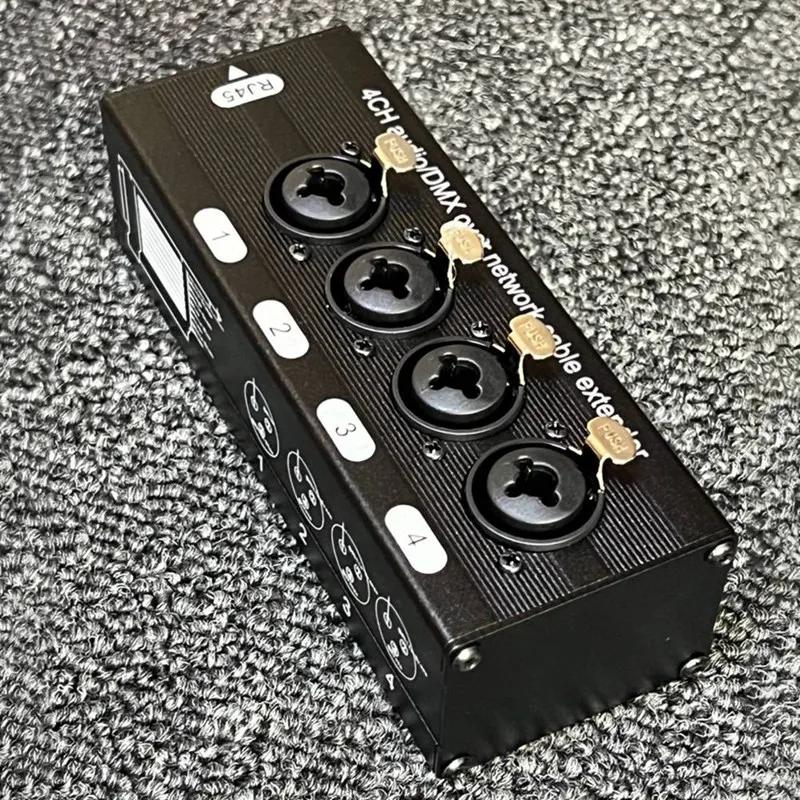 Câble d'extension audio et DMX sur réseau, prolongateur de signal mâle et femelle, 4 canaux, 3 broch