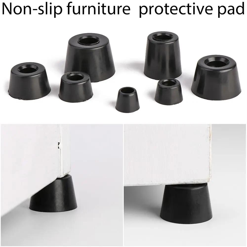 Pieds de meubles antidérapants, 10 pièces, haut-parleur noir, boîte de Table de lit, coussinet de ch