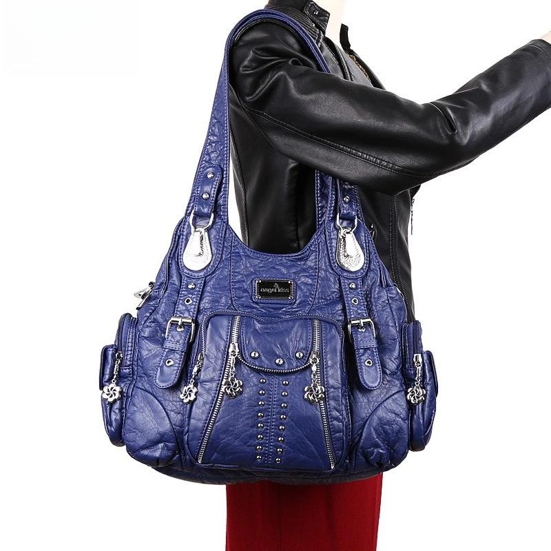 Sacs à main de mode femmes sacs à bandoulière en cuir PU sac à main femme sacoche grande capacité sa