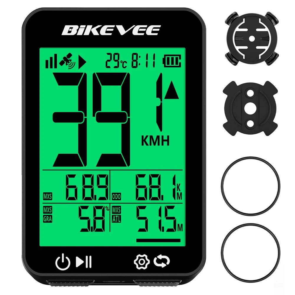 Ordinateur de vélo sans fil GPS, affichage numérique LCD multifonctionnel, compteur de vitesse et od