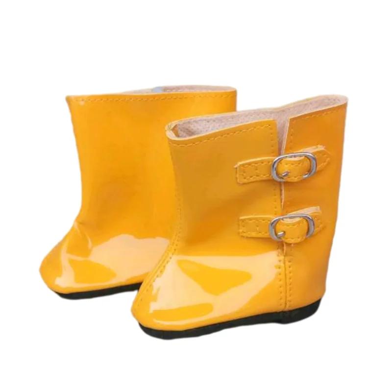 Chaussures d'été pour poupée fille de 18 pouces, Jean, chaussures de poupée de 7cm pour bébé Reborn