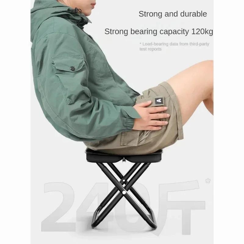 Chaise pliante multifonctionnelle portative de camping de pique-nique en plein air, tabouret de pêch