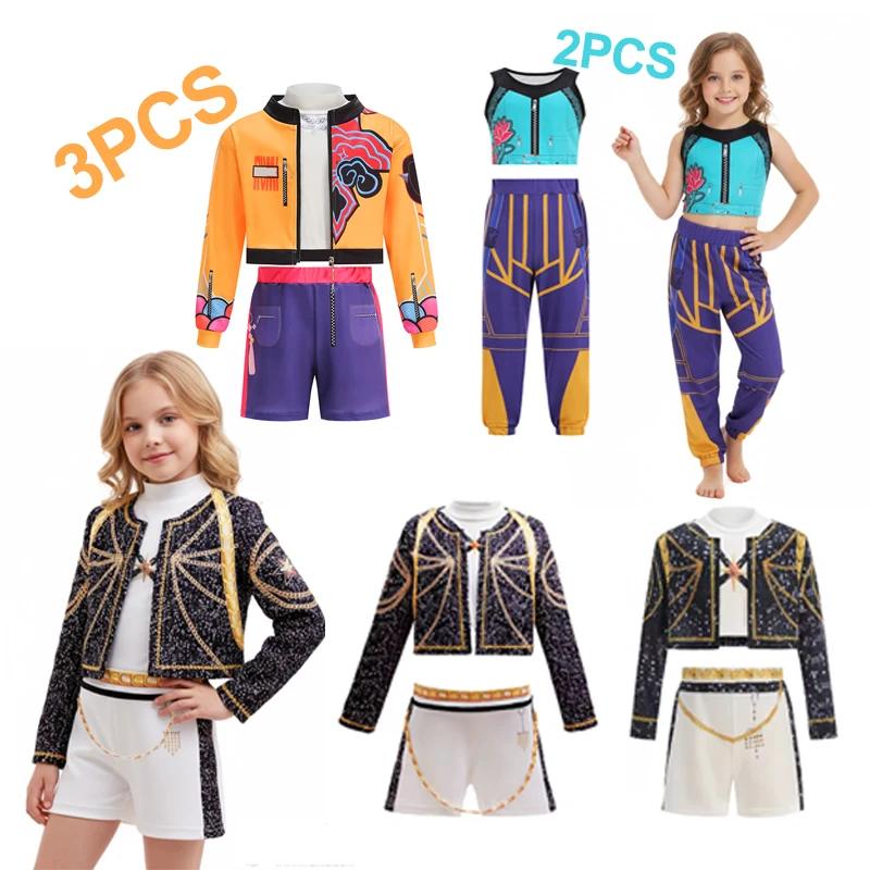 Ensemble de costumes de cosplay pour filles, 2/3 pièces, pour spectacle sur scène, jeu de rôle, unif