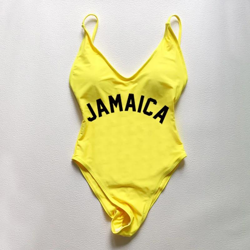 Maillot de bain une pièce femme JAMAICA sexy rembourré 2025 pour plage et piscine