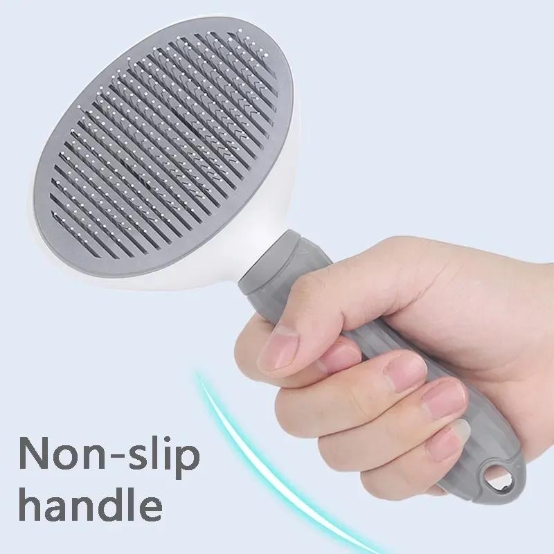 Peigne autonettoyant pour animaux de compagnie, brosse pour chat, épilation pour animaux de compagni