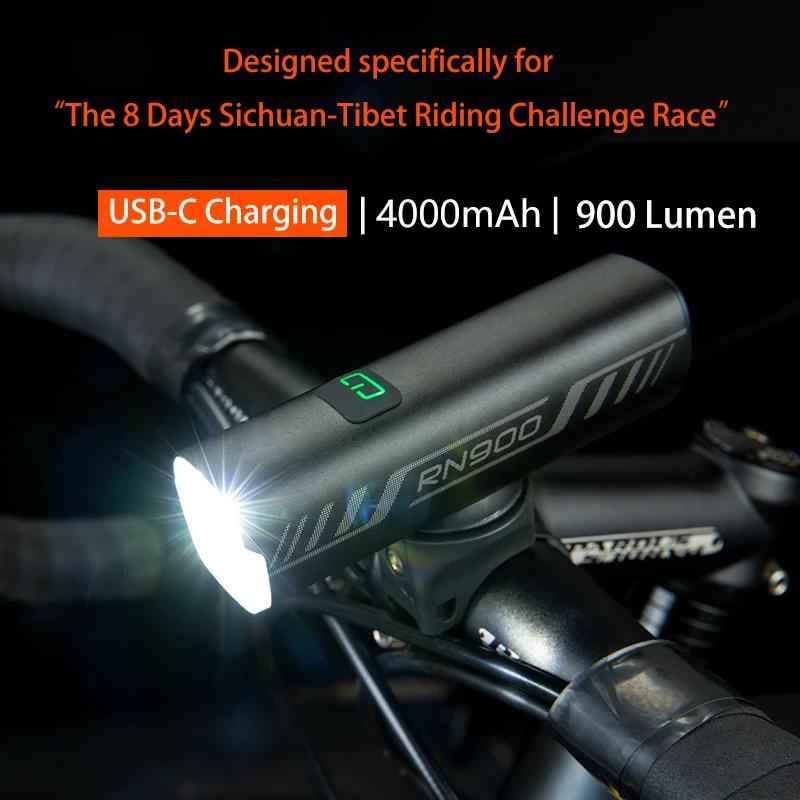 Magicshine – feu de vélo RN 900, batterie IPX7,4000mAh, charge inversée de Type C, phare de vélo pui
