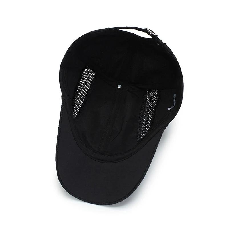 Casquette de baseball à séchage rapide – Chapeau de soleil réglable et évacuant l'humidité pour les
