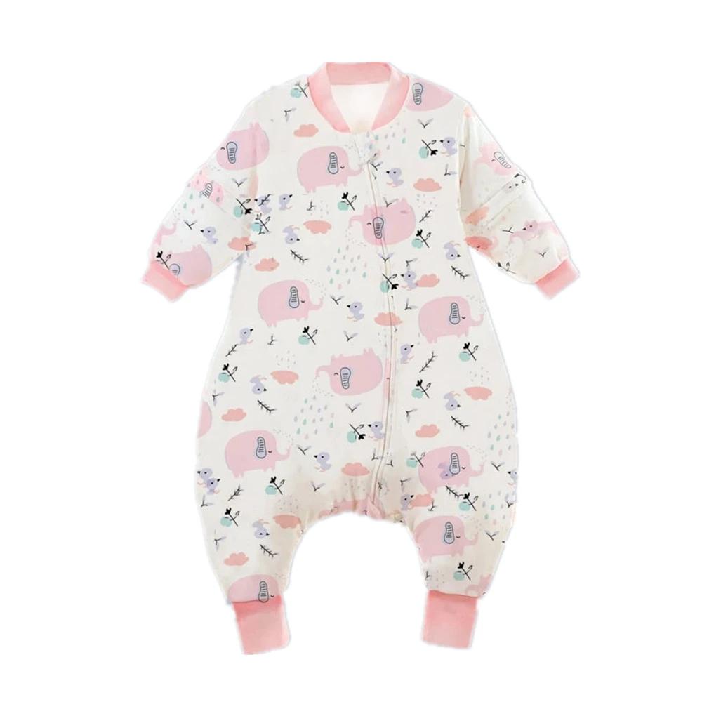 Sac de couchage pour bébé filles mignonnes hiver chaud sac de nuit pour bébé avec pieds 1-4 ans enfa
