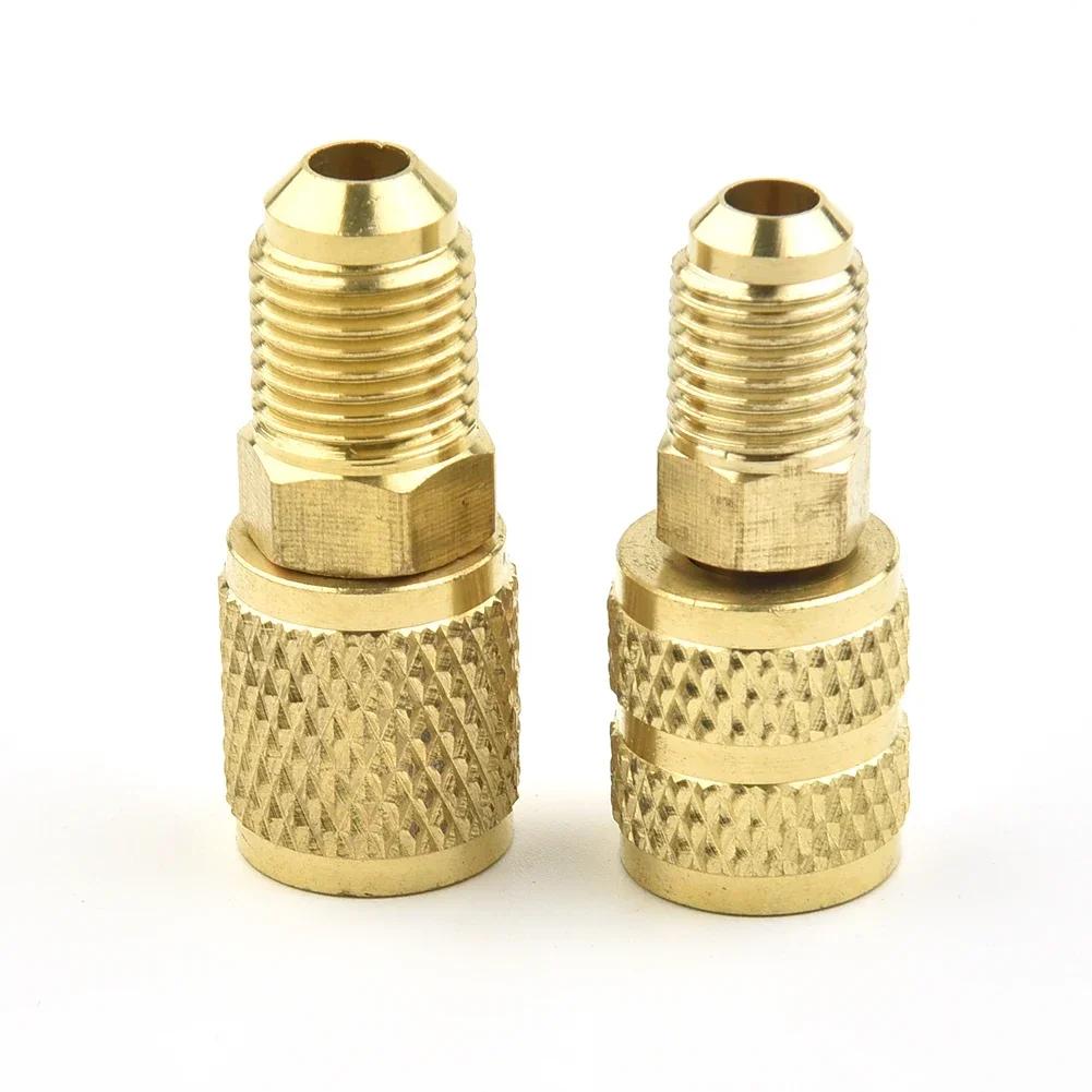 Tête de connecteur femelle/mâle 5/16 "SAE mâle/femelle 1/4", adaptateur SAE pour climatiseur R410 R3
