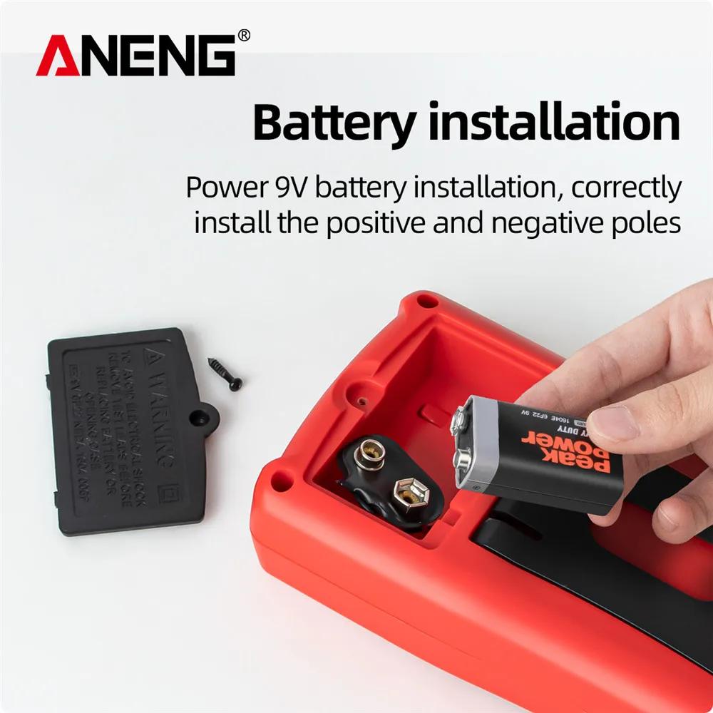ANENG DM850 multimètre numérique professionnel automatique 1999 points testeur de tension AC/DC auto