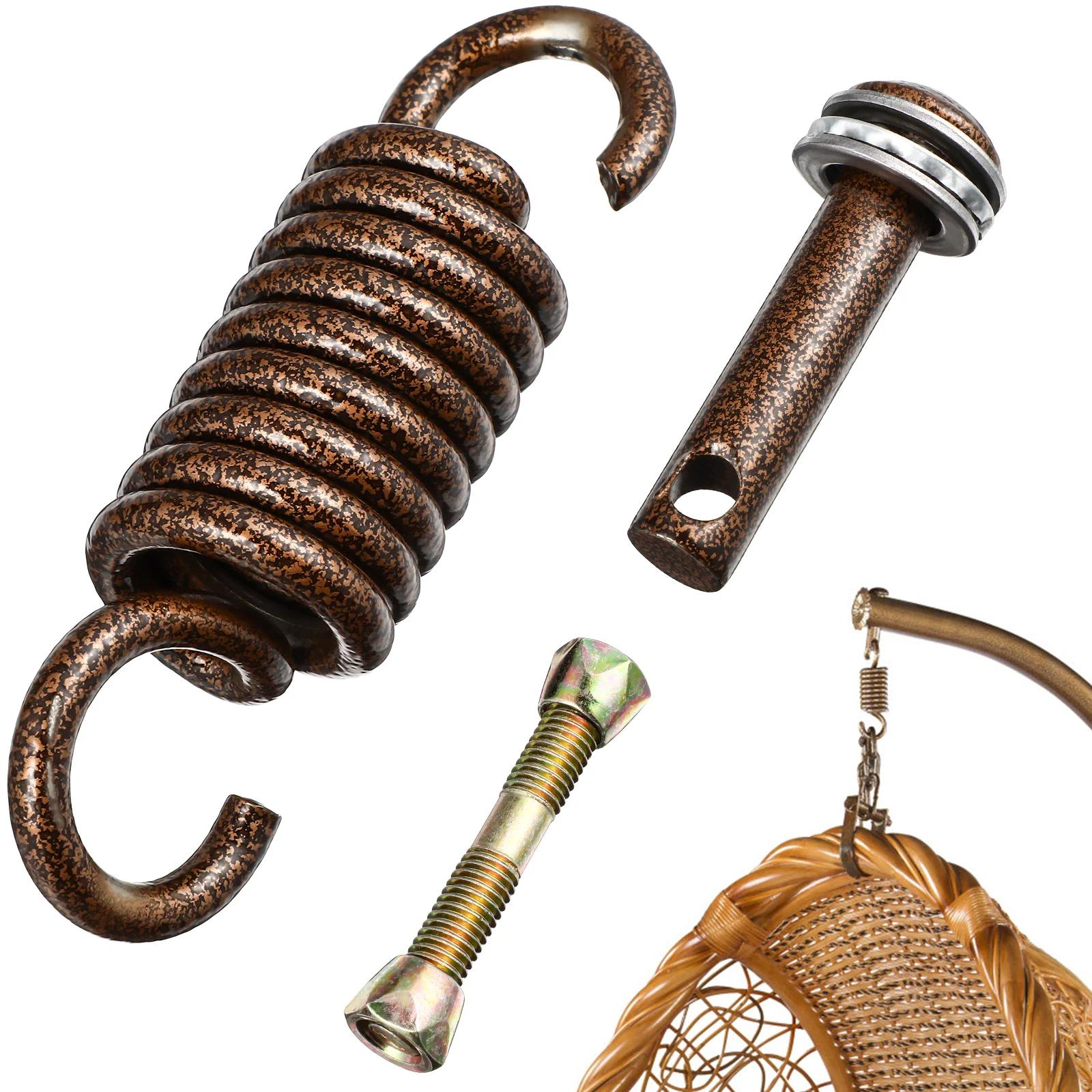Crochet à ressort en acier inoxydable, pièces de hamac, mousqueton pivotant de remplacement, ensembl