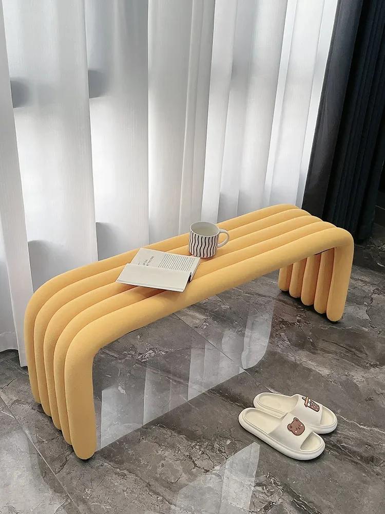 Meubles de banc de tabouret de 105cm de Long, tabourets de chaussures d'entrée de salon, chaise de c