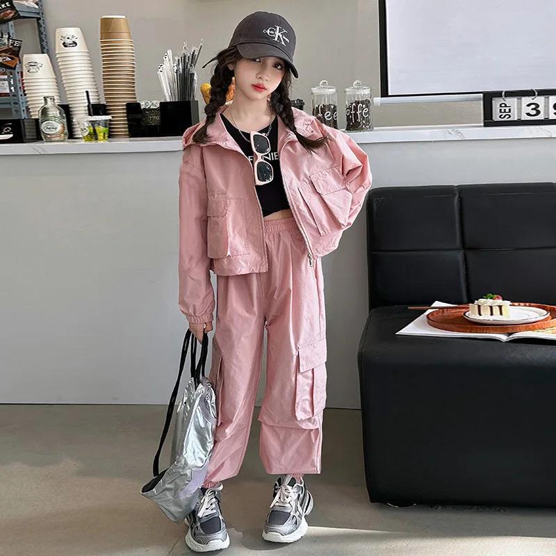 Pantalon de travail doux et cool pour filles, pantalon de sport et de loisirs imbibé, moyen et grand