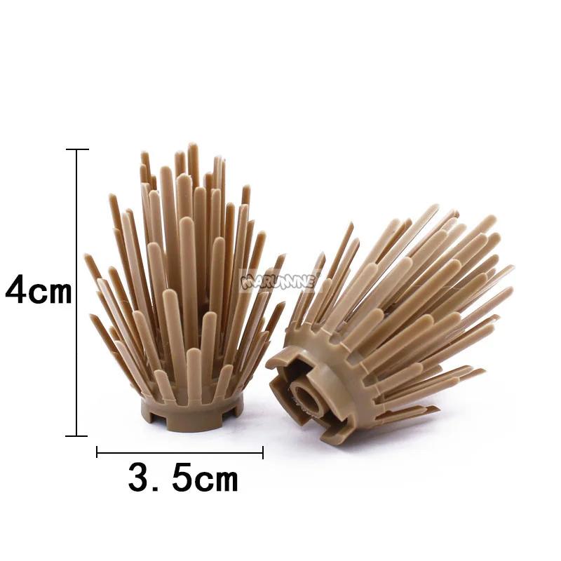 MARUMINE 30 pièces buisson 2x2 plante Compatible 6064 Moc briques pièces fleur arbre herbe Construct