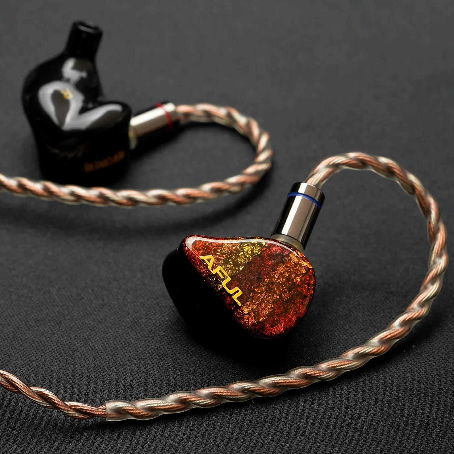 AFUL-Écouteurs filaires intra-auriculaires Performer 8, Performer8 Hybrid Drivers, 1esse + 7BA, HiFi