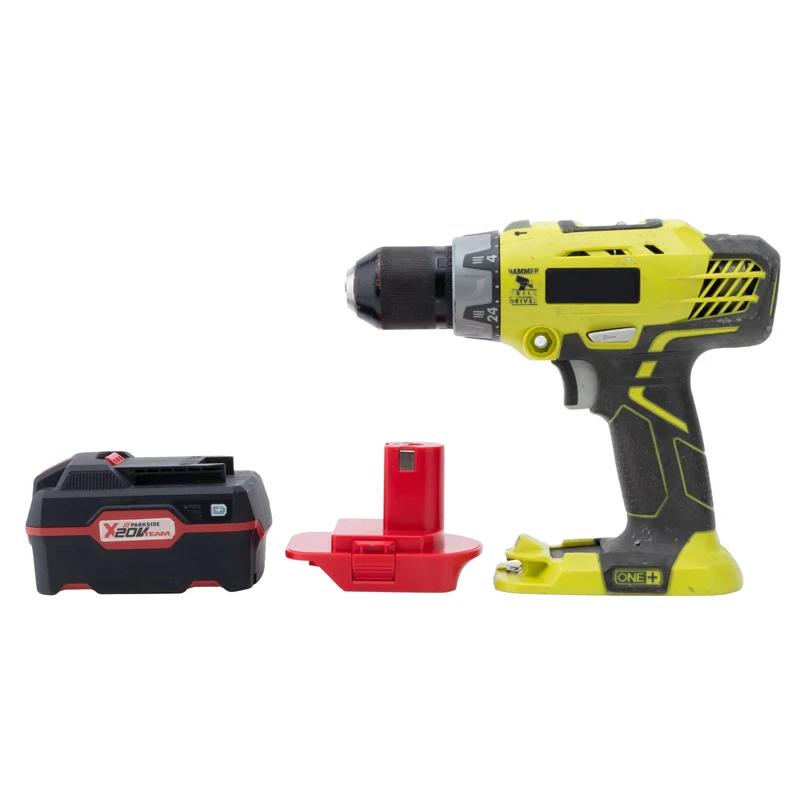 Convertidor de batería para Ryobi/Bosch/Hitachi serie de herramientas 18/20V a Lidl Parkside X20V ad