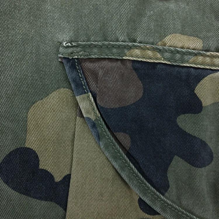 Short Cargo de style rétro américain pour hommes, nouveau short de Camouflage lourd, en pur coton la
