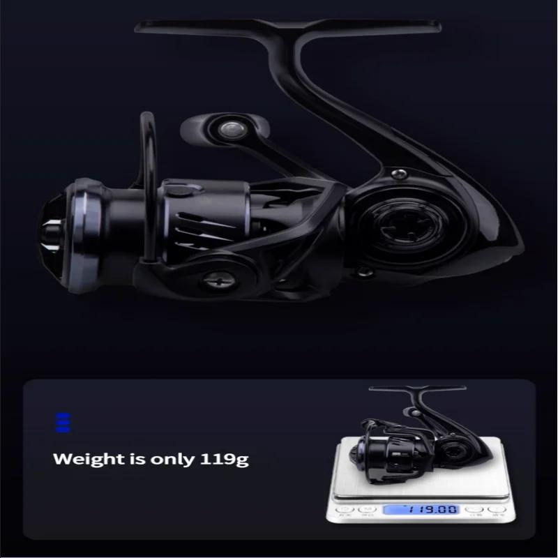 Mavllos S2 800S 1000S Micro moulinet de pêche en Fiber de carbone 119g Ultra-léger à faible inertie