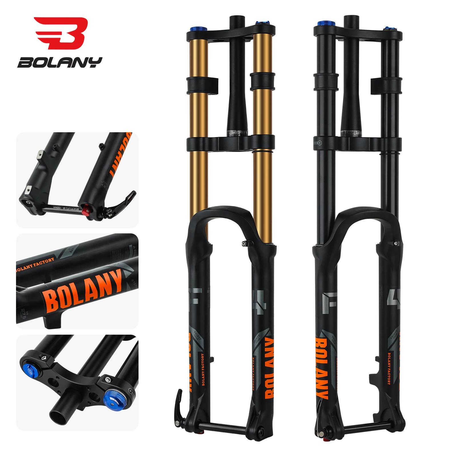 BOLANY vtt à travers l'axe Boost fourche de Suspension VTT résilience de l'air réglage du rebond 110