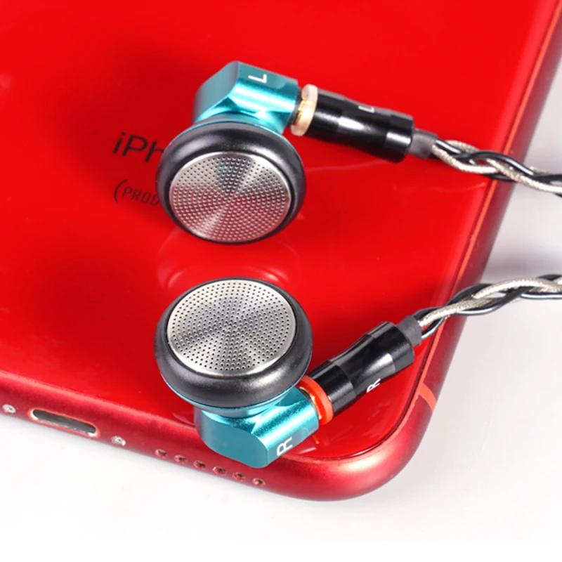 Yincrow RW-2000 casque en métal 15mm unité d'entraînement dynamique HIFI intra-auriculaire 3-en-1 pr
