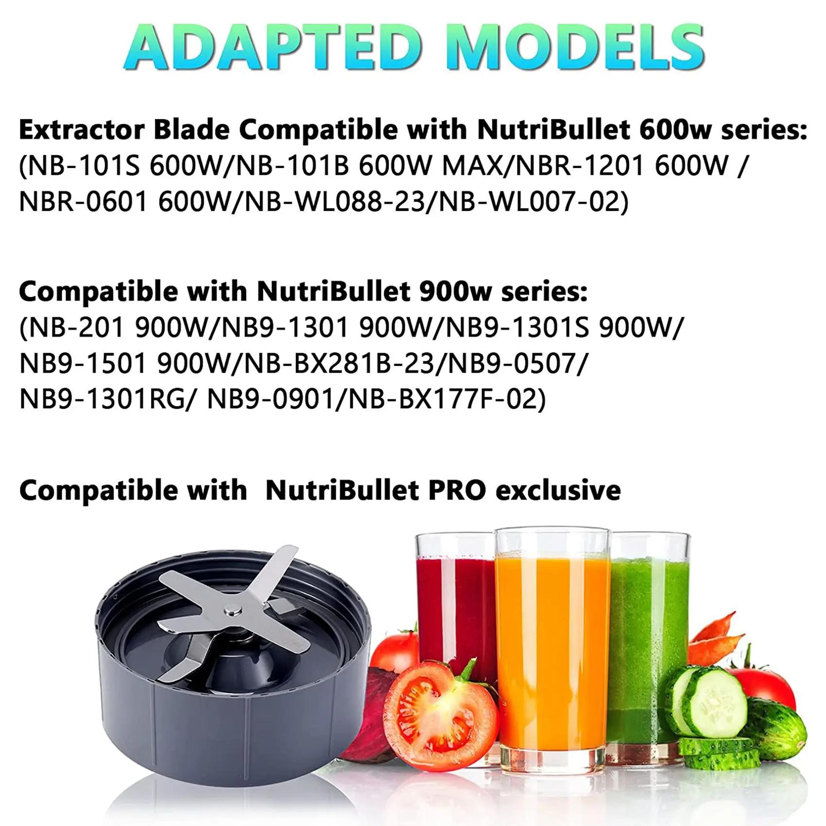 Pièces de rechange pour mélangeurs NutriBullet, 600W, 900W, lame flacon PRO, 32oz, énorme standardis