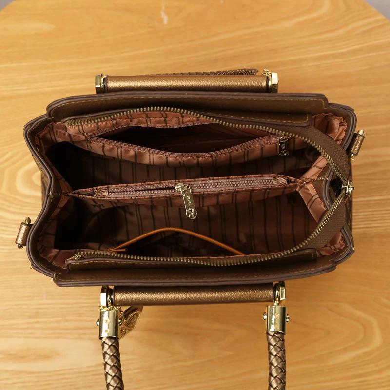 Sac à main de tempérament à la mode pour femmes, sac imprimé tendance européen et américain, bureau