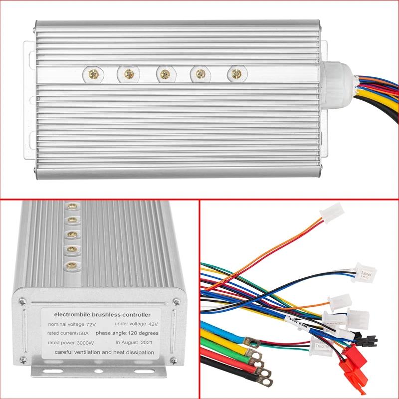 Contrôleur moteur brushless 48V-120V 3000W-9000W - 24 MOSFET pour vélo électrique performance