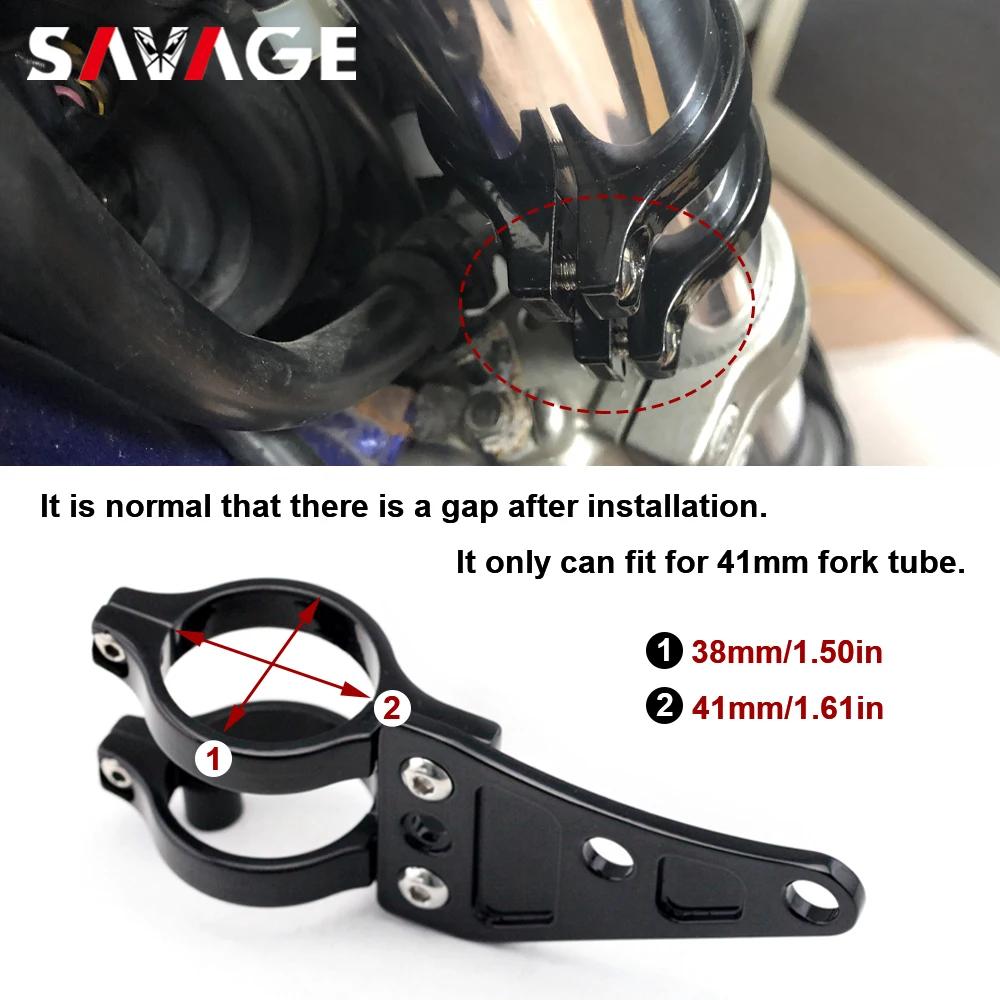 Pince de Support de phare de moto pour fourche de 41mm, Support de lampe frontale, Support de cligno
