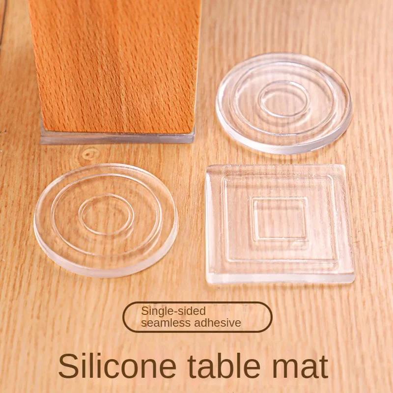 Tapis de pied de Table Anti-mobile en Silicone, fixateur antidérapant, pied de lit, coin de Table, c