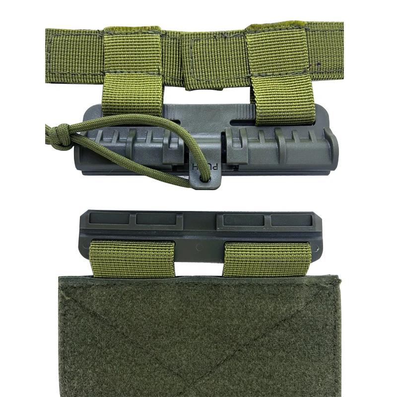 Gilet tactique avec boucle à dégagement rapide, Kit Molle universel pour gilet Airsoft, ensemble de