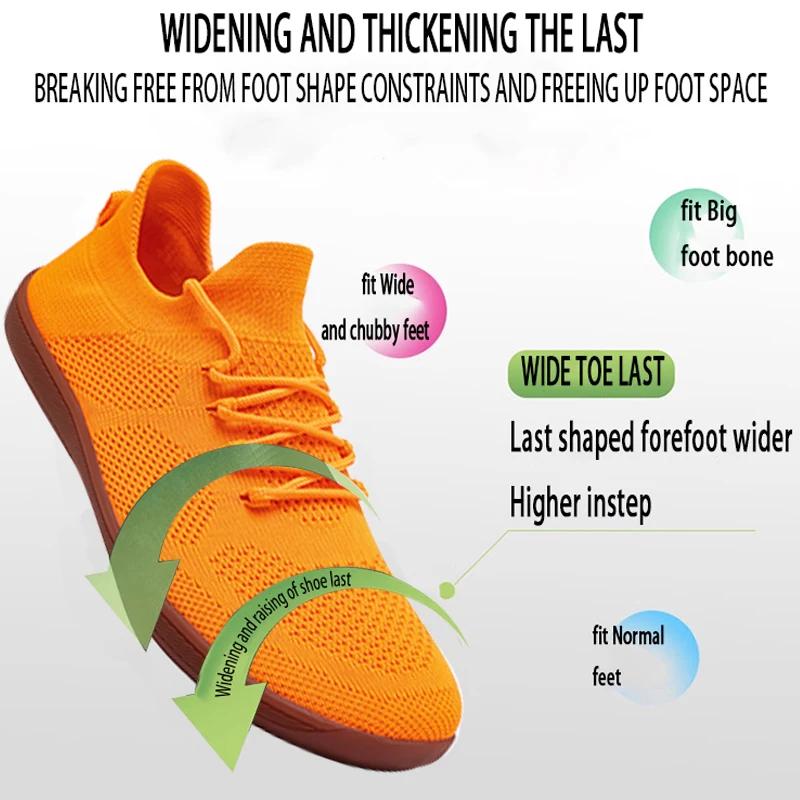 Chaussures minimalistes unisexes pieds nus - Semelles zéro, légères et respirantes pour course et marche