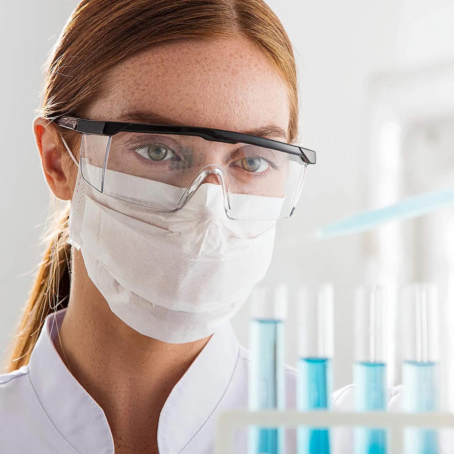 Lunettes de sécurité anti-éclaboussures pour le travail, lunettes de laboratoire, lunettes de protec