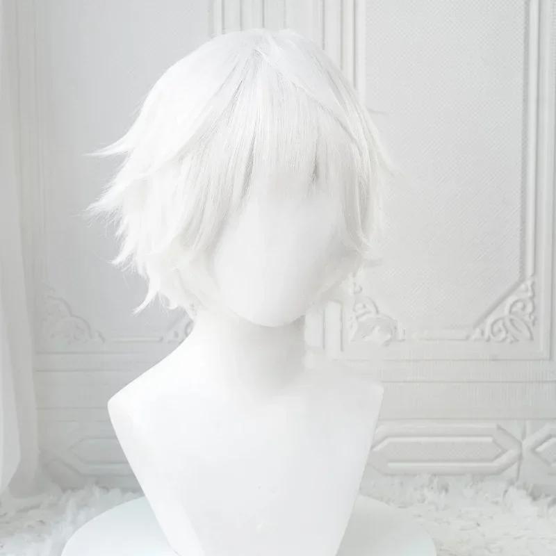 Anime Oke eki Ken Cosplay Perruques, Perruques Courtes, Patch pour les Yeux, Degré de Chaleur, Cheve