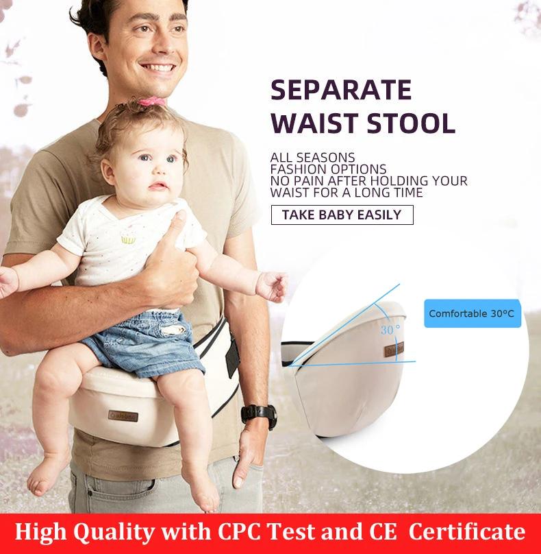 Haute qualité porte-bébé taille tabouret marcheurs bébé fronde tenir taille ceinture sac à dos Hipse