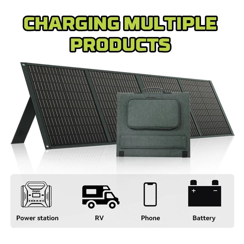 POWERWIN PWS110 Panneau solaire pliable Chargeur de batterie Flexible 18V 110W ETFE 24% d'efficacité