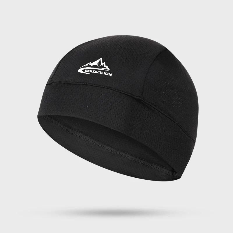 Casquette de crâne rafraîchissante, doublure de casque, respirante, évacuant la transpiration, cycli